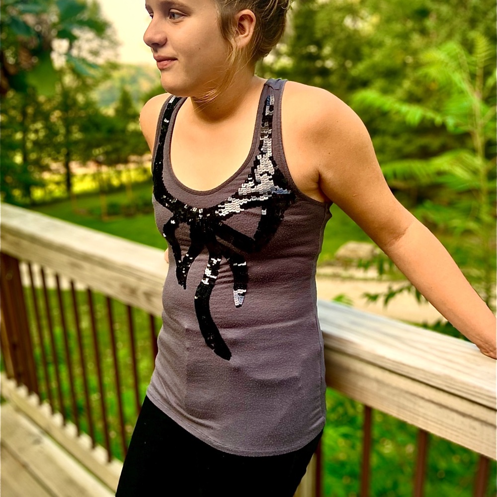 Studio Y bow tie tank top